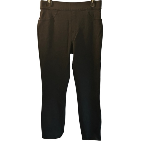 Spanx Black Pull-on Pants Large Stretchy Flexible Comfortable Loungewear - Picture 1 of 6